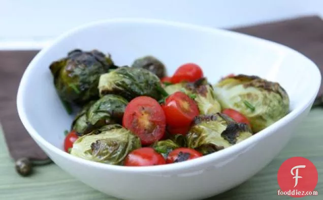 Brussels Sprouts Tomato Salad