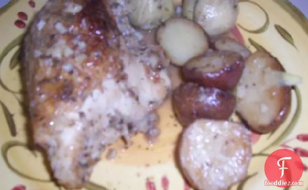 Chicken Vesuvio
