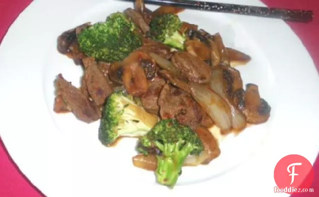 Nat's easy peppery Beef Broccoli Stir Fry