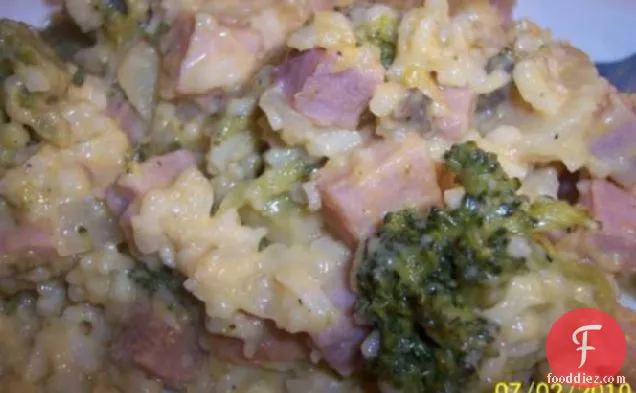 Broccoli & Cheese Rice (Crock Pot)