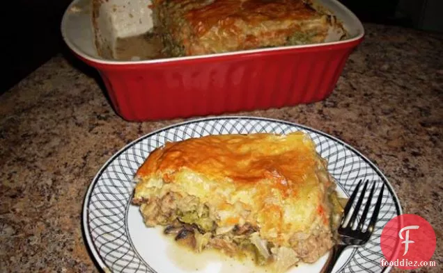 Shepherds Pie With Puff Pastry Crust