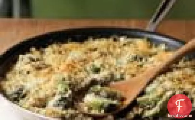 Brussels Sprouts Gratin With Caramelized Shallots