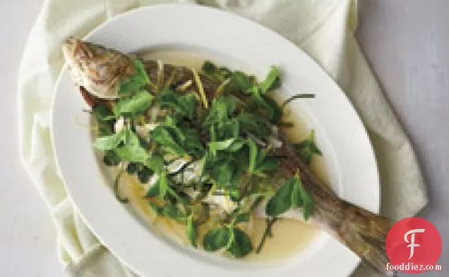 Whole Fish With Mint