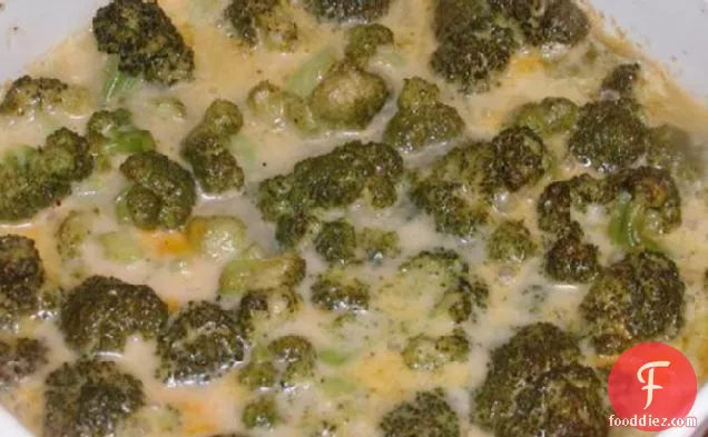 Broccoli With Seriously Cheesy Sauce