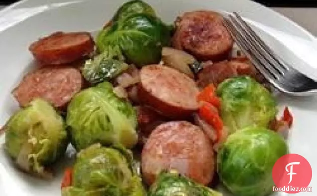 Kielbasa with Brussels Sprouts