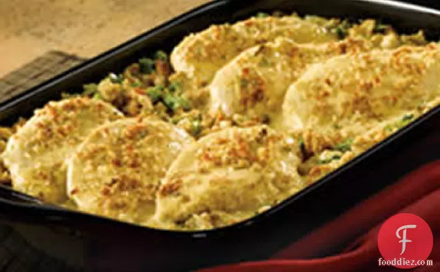 Broccoli Cheese Chicken and Stuffing
