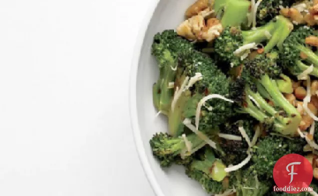 Broccoli with Parmesan and Walnuts