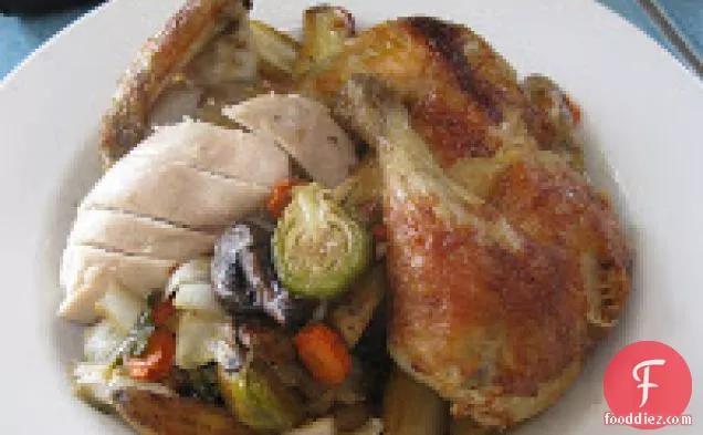 Rotisserie Chicken And Roasted Vegetables