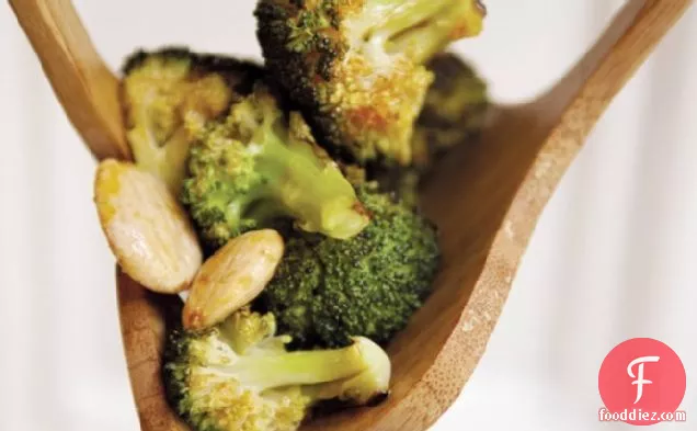 Food52's Roasted Broccoli with Smoked Paprika Vinaigrette and Marcona Almonds