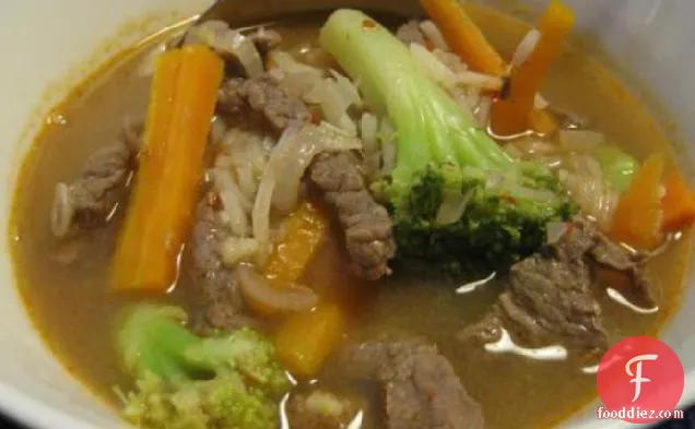 Teriyaki Beef Soup