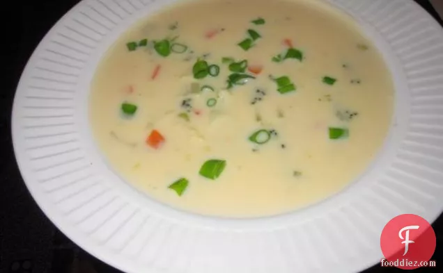 चेडर पनीर के साथ ब्रोकोली सूप