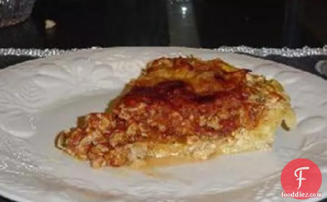 Turkey-Pasta Pie
