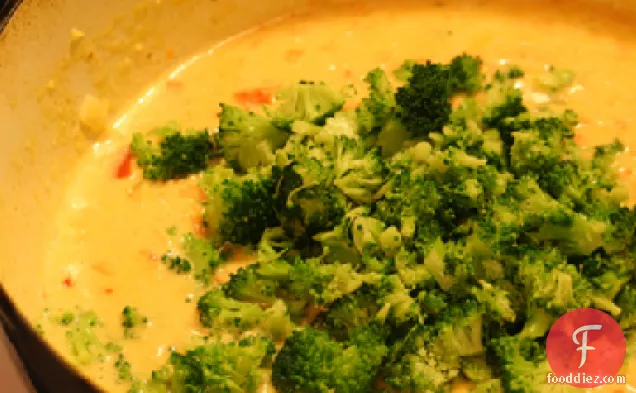 Quick White Bean, Broccoli and Tomato Chowder