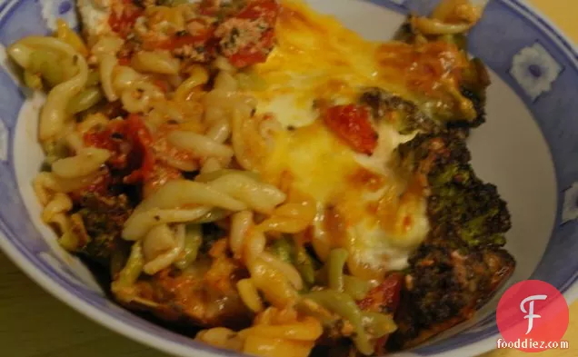 Three Cheese Broccoli and Penne Bake