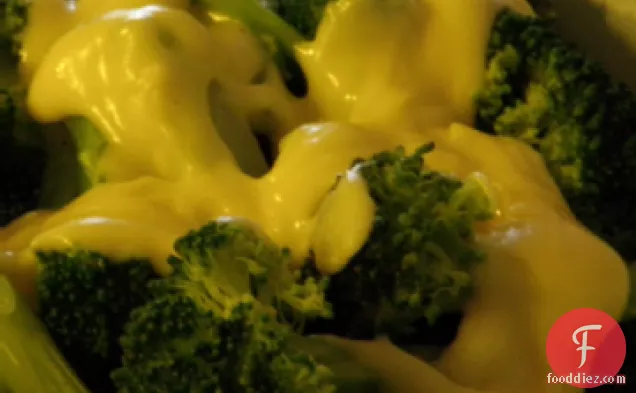 Broccoli with Cheddar Vinaigrette