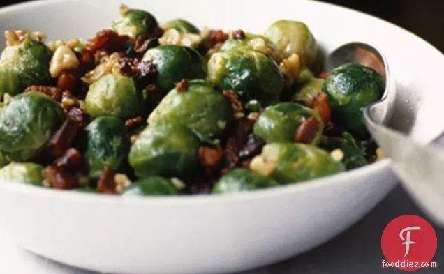 Sprouts With Walnuts & Bacon
