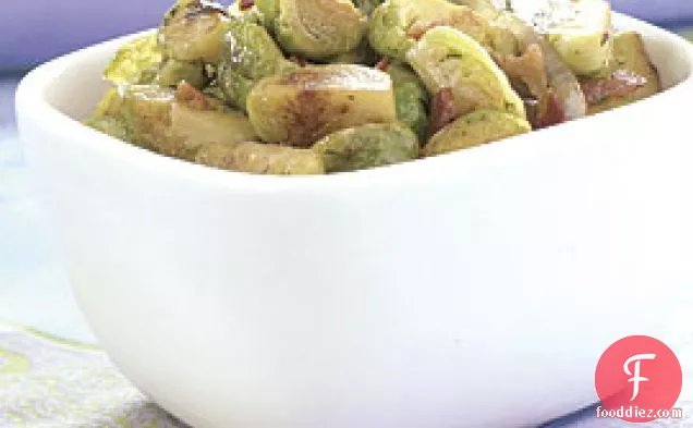 Brussels Sprouts With Bacon & Thyme