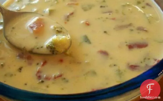 वजन पहरेदार स्वादिष्ट पनीर सूप (आसान भी)