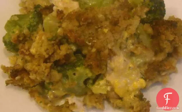 Cheesy Chicken & Broccoli Bake