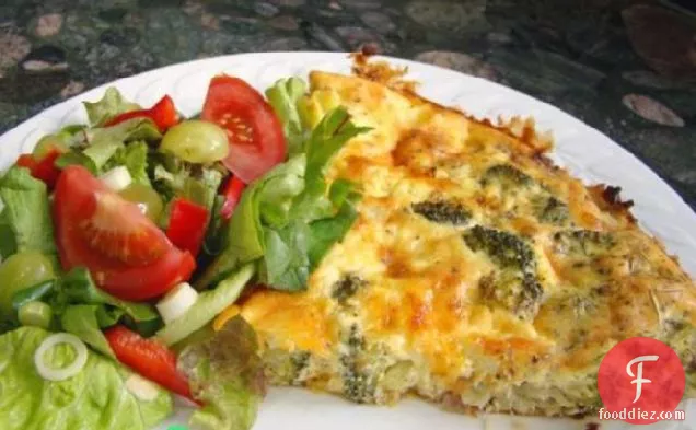 Broccoli and Cheese Pie / Quiche