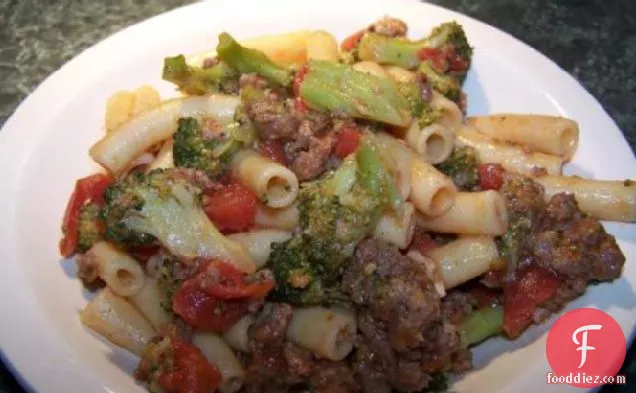 Ziti With Sausage and Broccoli