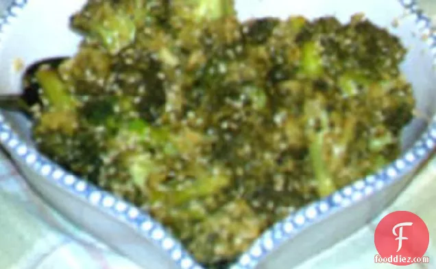 Roasted Broccoli Sesame Salad