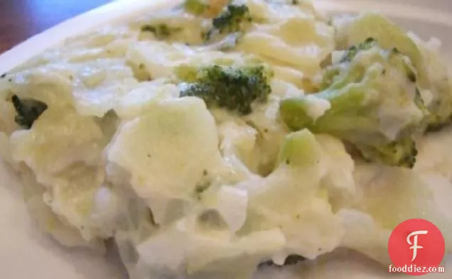 Scalloped Potatoes & Broccoli