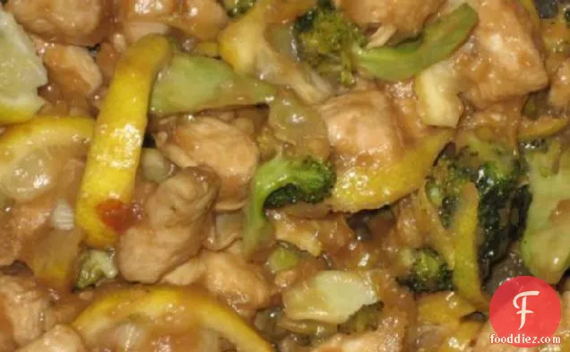 Lemon-Ginger Chicken With Broccoli