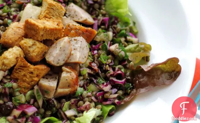Sausage, Lentils And Red Cabbage