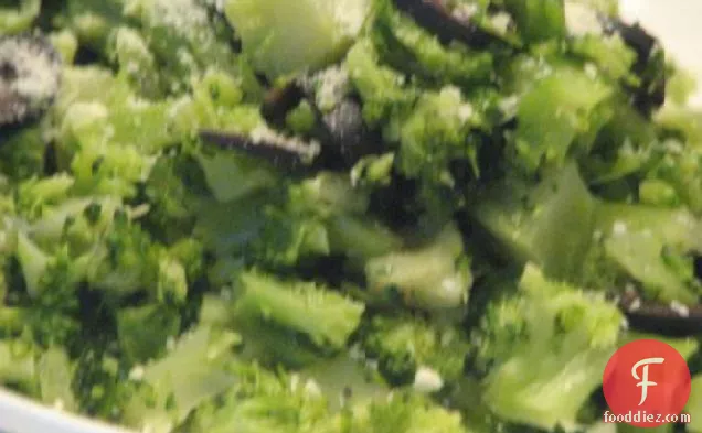 Broccoli With Black Olives and Parmesan