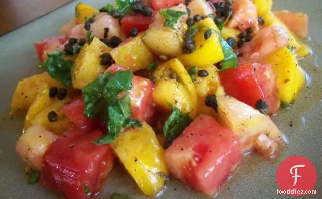 Heirloom Tomato Salad With Crisped Capers