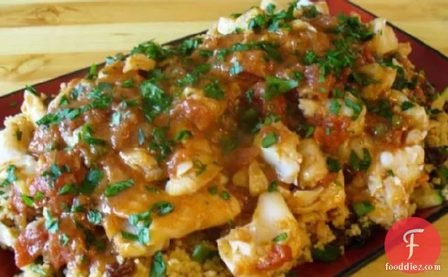 Fish Tagine With Tomatoes, Capers, and Cinnamon