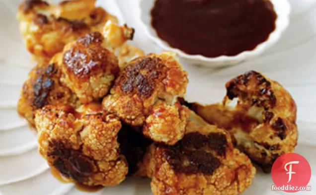 Roasted Cauliflower with Indian Barbecue Sauce