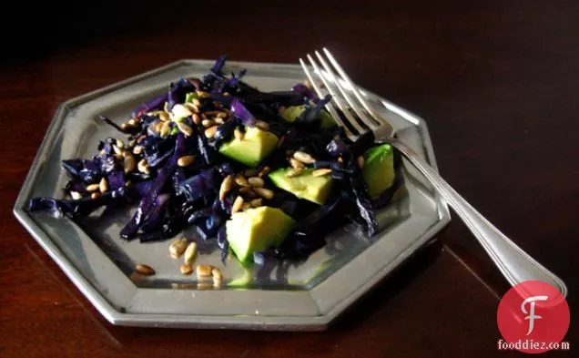 Sauteed Cabbage With Avocado
