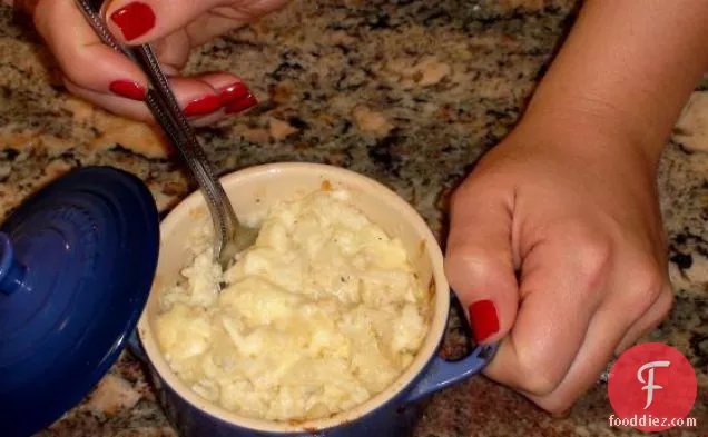 Whipped Cauliflower With White Cheddar Cheese
