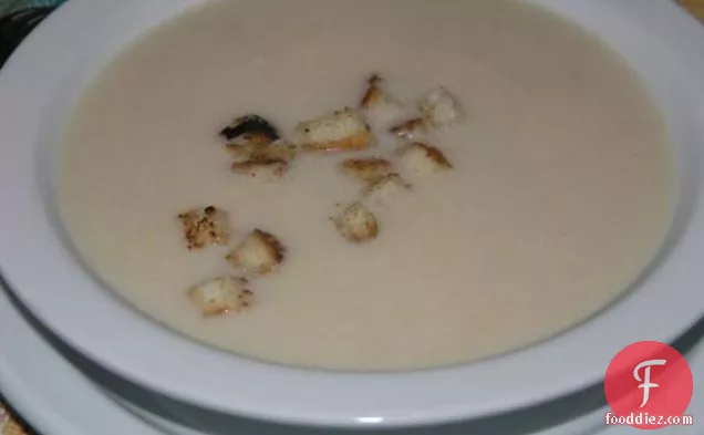 Baked Cauliflower Cheese Soup