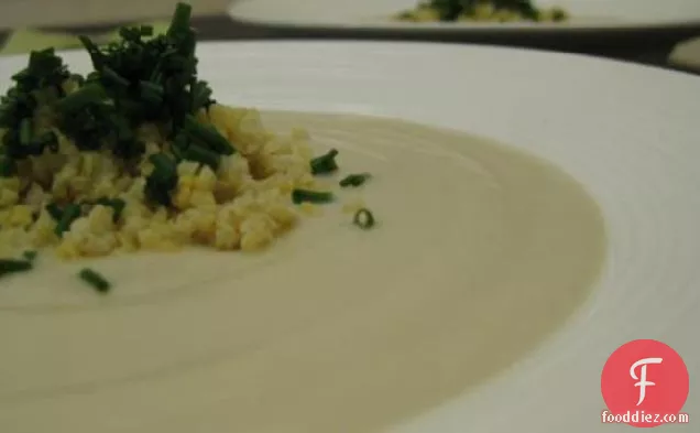 मलाईदार शाकाहारी फूलगोभी सूप