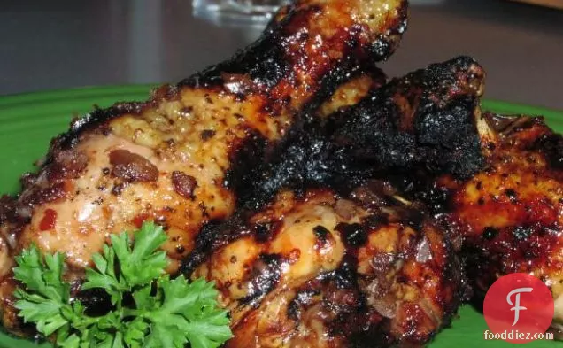 Pomegranate Lacquered Chicken Drumsticks