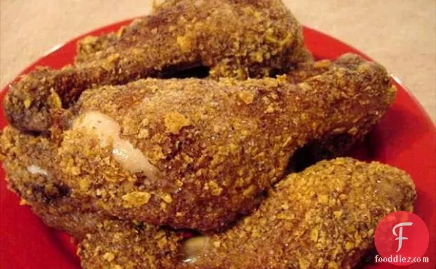 Pecan-Crusted Chicken Drumsticks