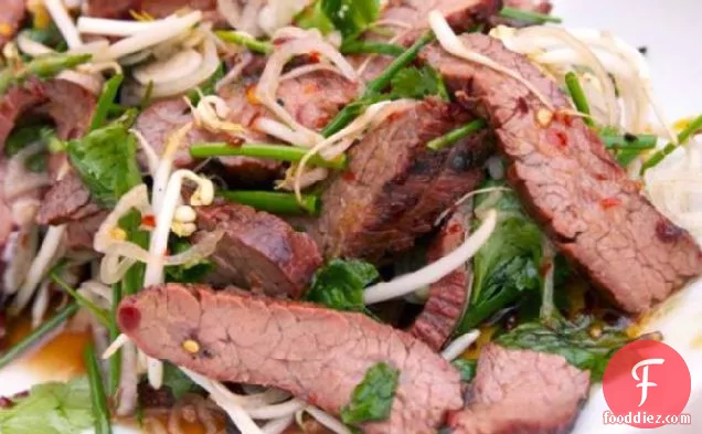 Thai-Style Marinated Flank Steak and Herb Salad