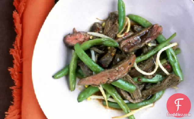 Soy-Glazed Beef and Green Beans