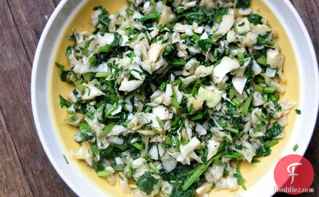 Watercress And Cabbage Stir-fry