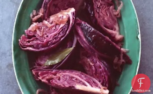 Braised Red Cabbage With Caramelized Onion And Cider