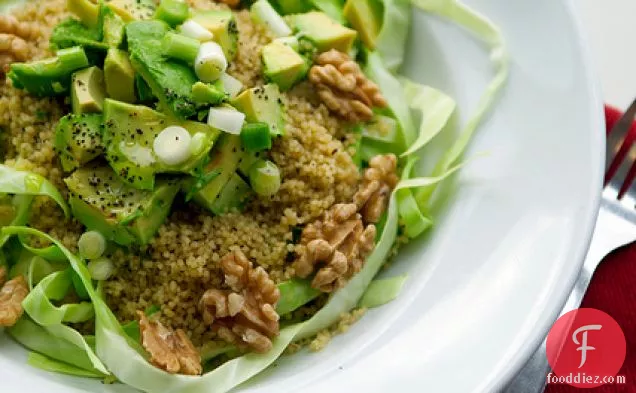 Pointed Cabbage, Avocado And Couscous