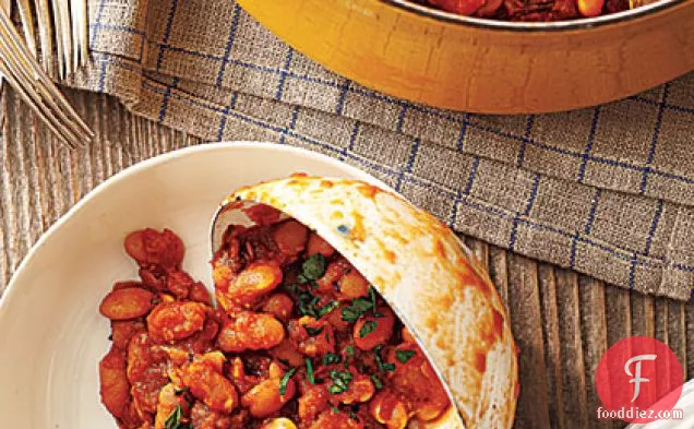 Smoky Baked Beans with Chorizo