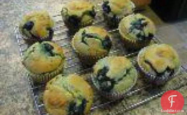 Gluten, Dairy & Cane Sugar Free Blueberry Muffins