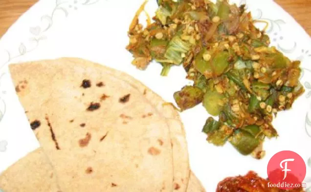 Bhindi Bhaji (Fried Stuffed Okra)