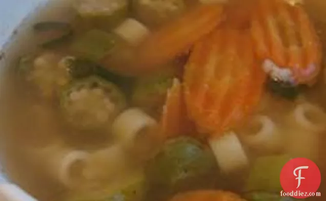 चिकन गम्बो सूप