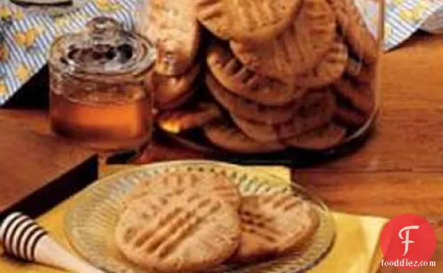 Honey-Peanut Butter Cookies