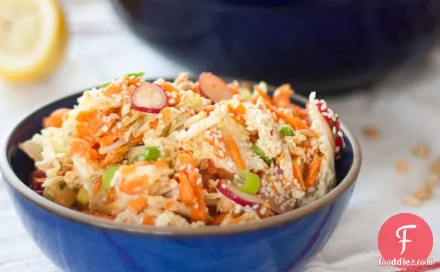 Peanut, Carrot And Cabbage Slaw